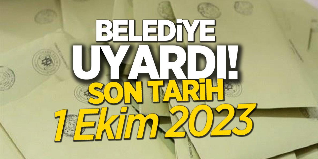 Bilecik Belediyesi Uyardı!