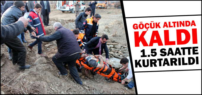 GÖÇÜK ALTINDA KALDI