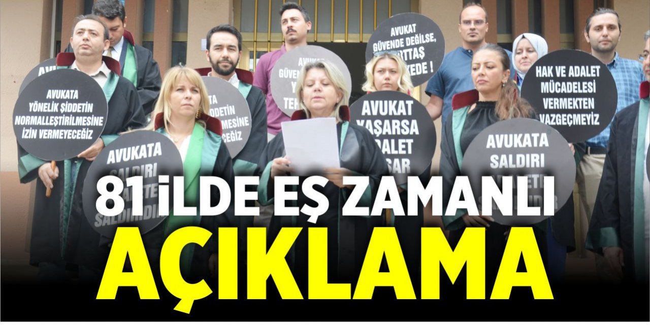 81 ilde eş zamanlı açıklama