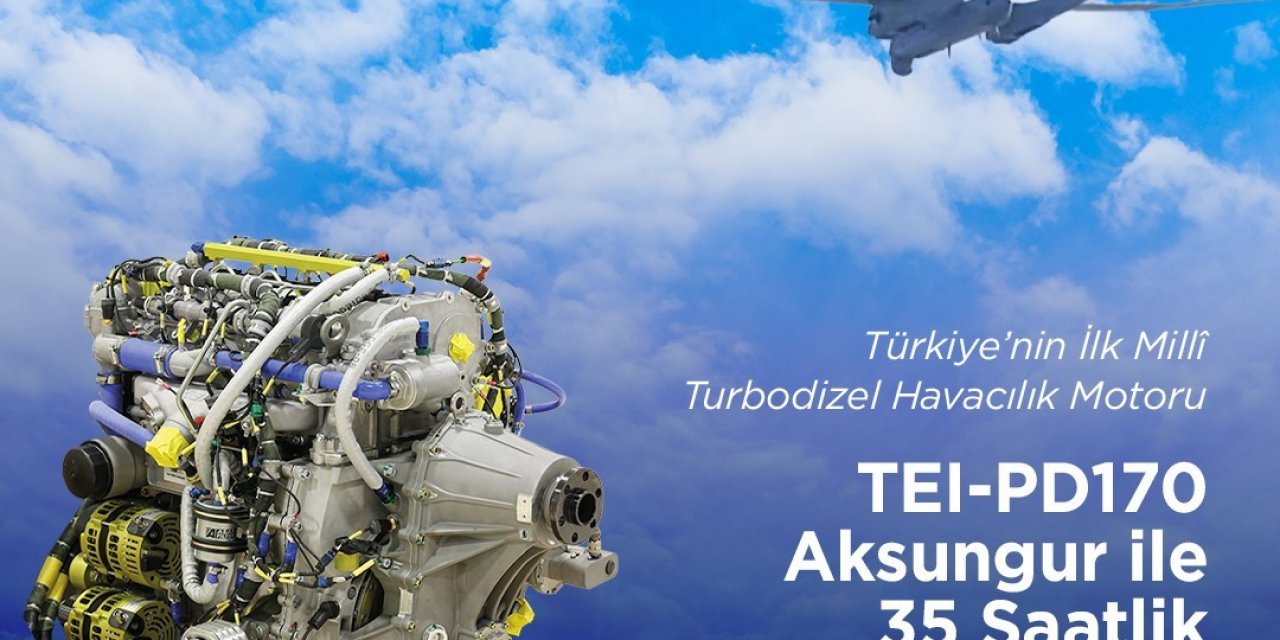 Türkiye’nin İlk Milli Turbodizel Havacılık Motoru Uçuş Rekoru Kırdı