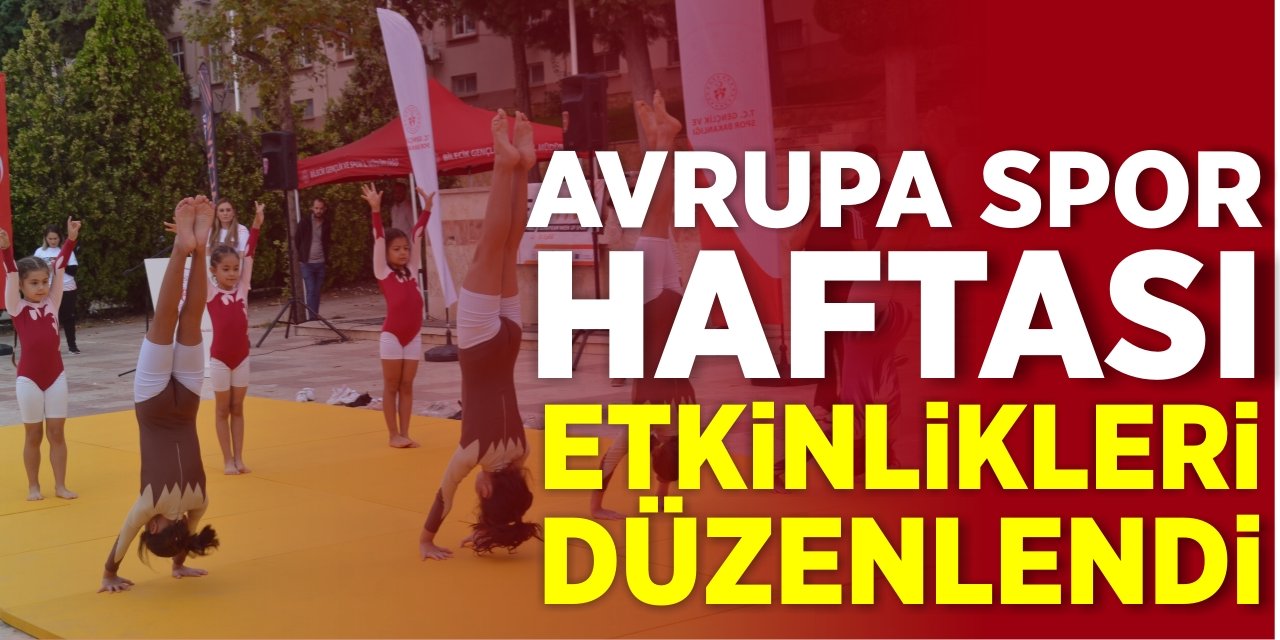 Avrupa Spor Haftası Etkinlikleri düzenlendi