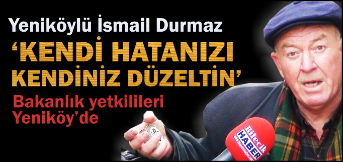 "KENDİ HATANIZI KENDİNİZ DÜZELTİN"