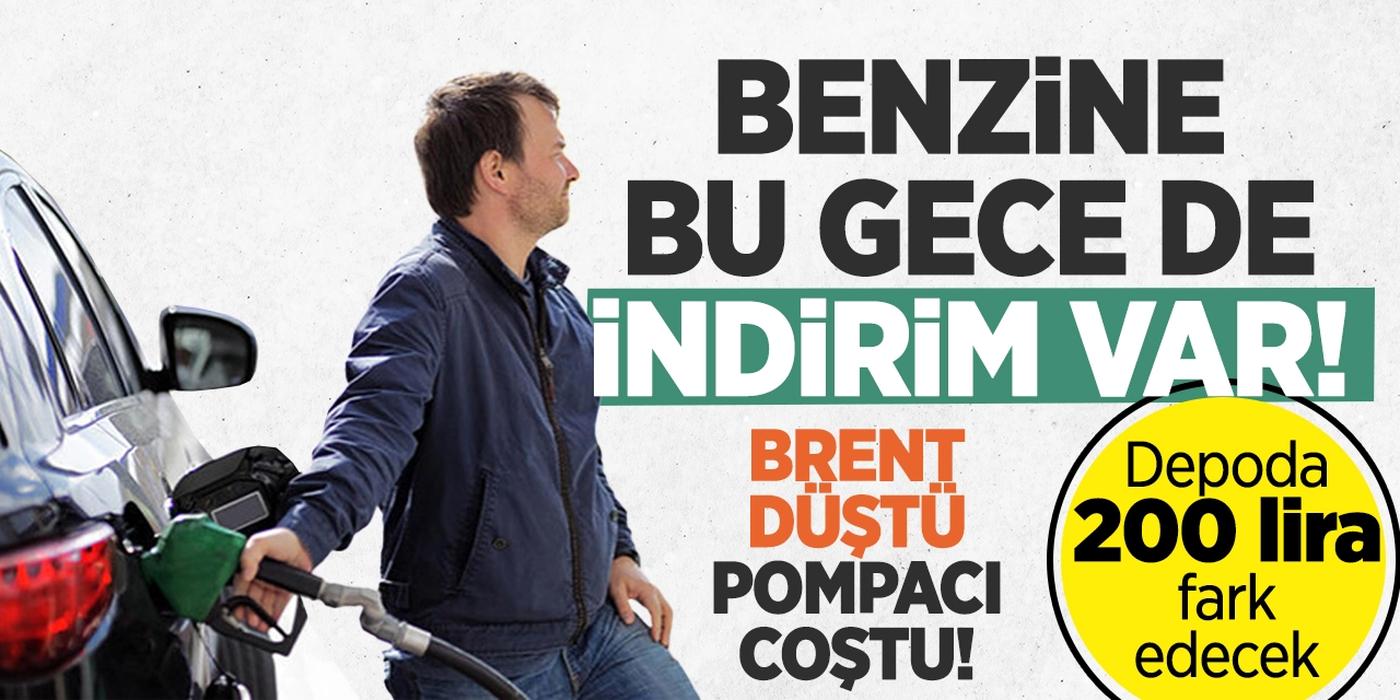 Benzin fiyatları bir daha düşüyor! Benzine bu gece de indirim var: Depoda 200 lira fark edecek!