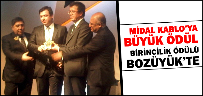 MİDAL KABLO’YA BÜYÜK ÖDÜL