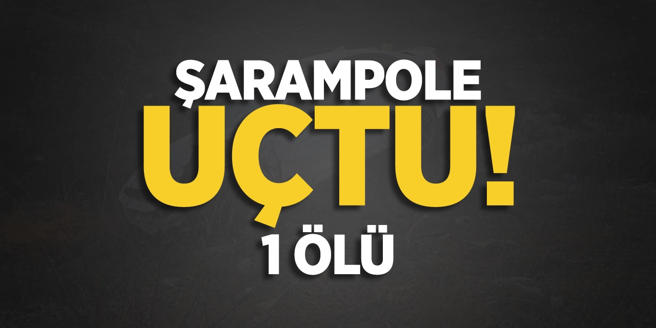 Şarampole Uçtu: 1 Ölü