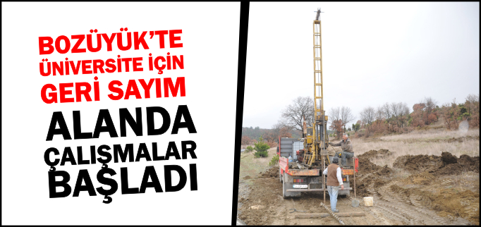 ÜNİVERSİTE ALANINDA ÇALIŞMALAR BAŞLADI