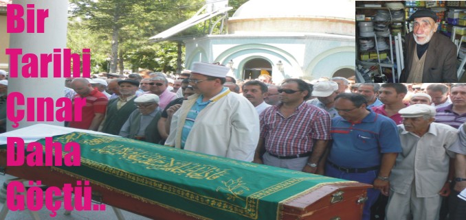 BİR TARİHİ ÇINAR DAHA GÖÇTÜ