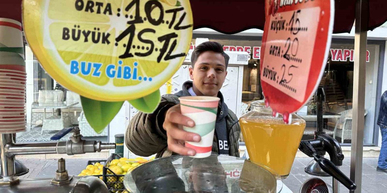 ’Sifon limonata’ ve nar suyu mevsim geçişlerinin gözdesi oluyor