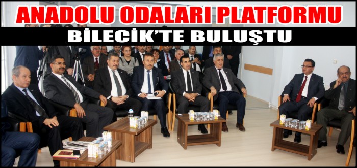 ANADOLU ODALARI PLATFORMU BİLECİK’TE BULUŞTU