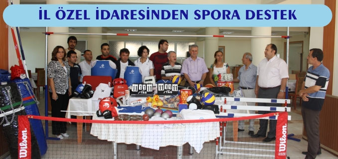 İL ÖZEL İDARESİNDEN SPORA DESTEK