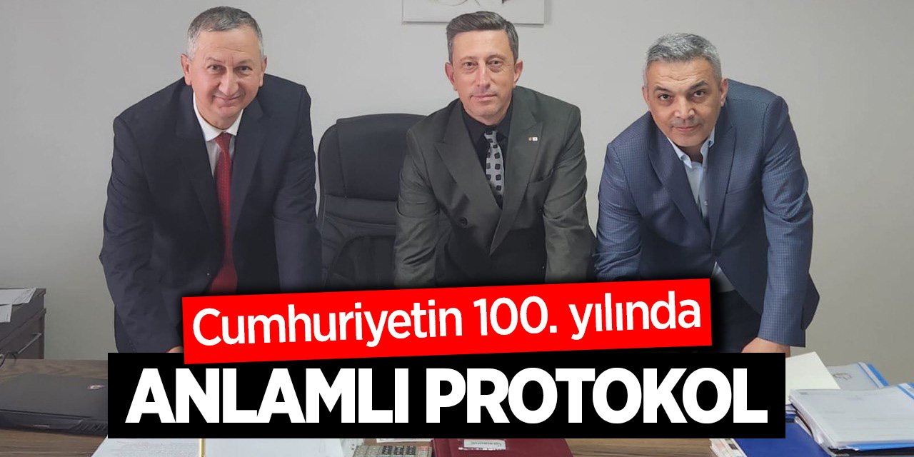 Cumhuriyetin 100. yılında Anlamlı Protokol