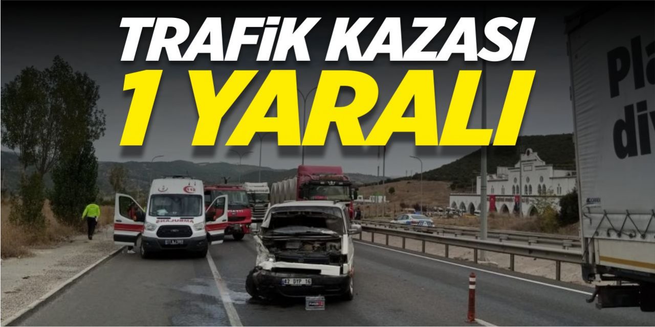 Bilecik'te trafik kazası: 1 yaralı