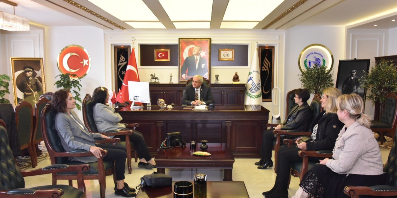 Yardım Sevenler Derneği Başkan Bakkalcıoğlu’nu ziyaret etti