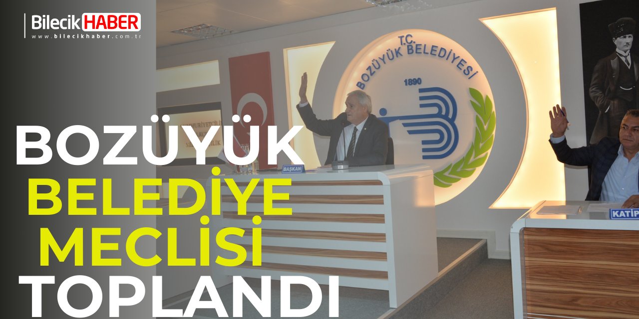 Bozüyük Belediye Meclisi toplandı