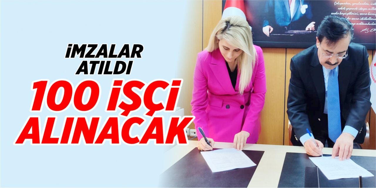 100 işçi alınacak