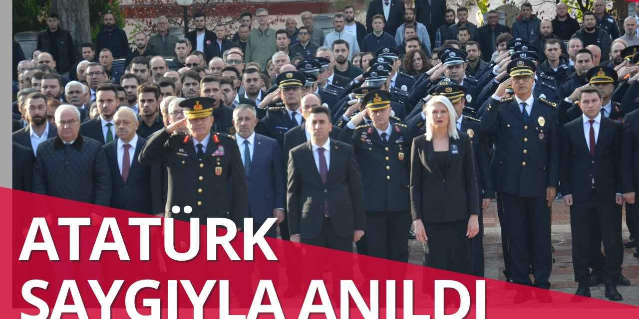 Atatürk Saygıyla Anıldı