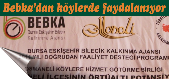 BEBKA’DAN KÖYLERDE FAYDALANIYOR