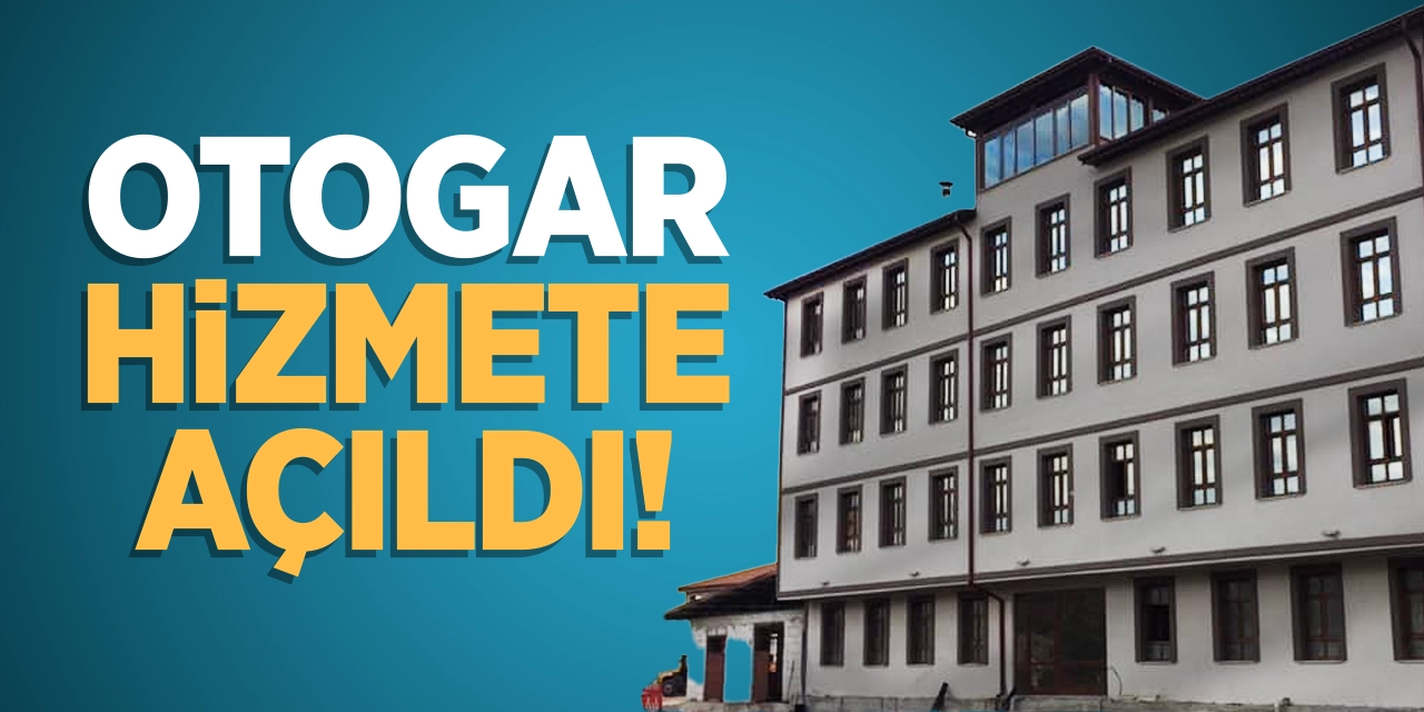 Otogar hizmete açıldı