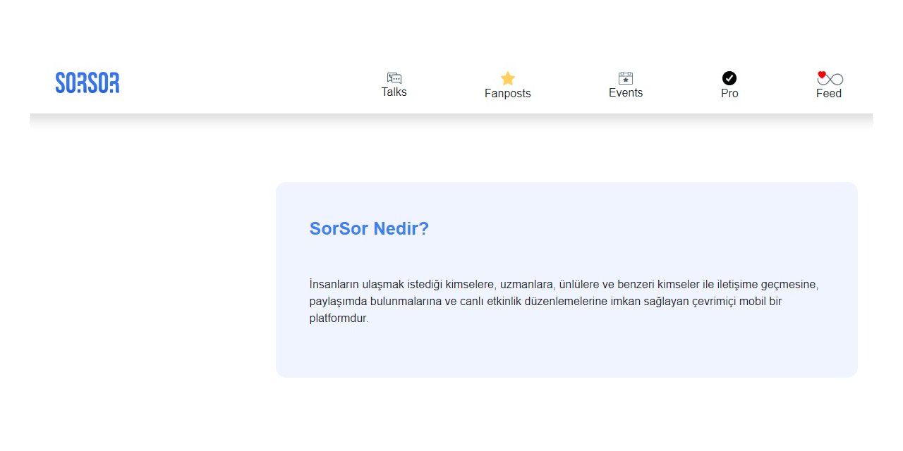 SORSOR, FANPOSTS İLE FANLAR VE ÜNLÜLER ARASINDA YENİ BİR BAĞLANTI YOLU SUNUYOR