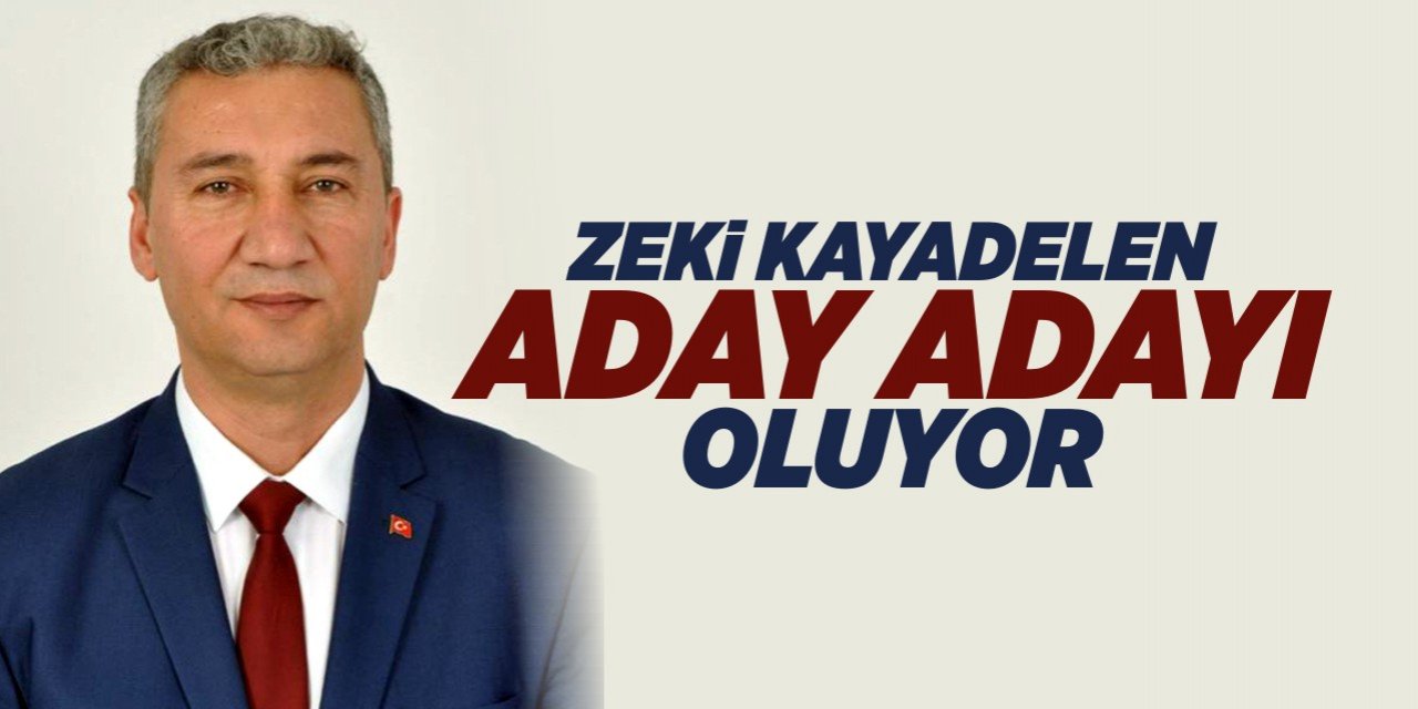 Zeki Kayadelen aday adayı oluyor