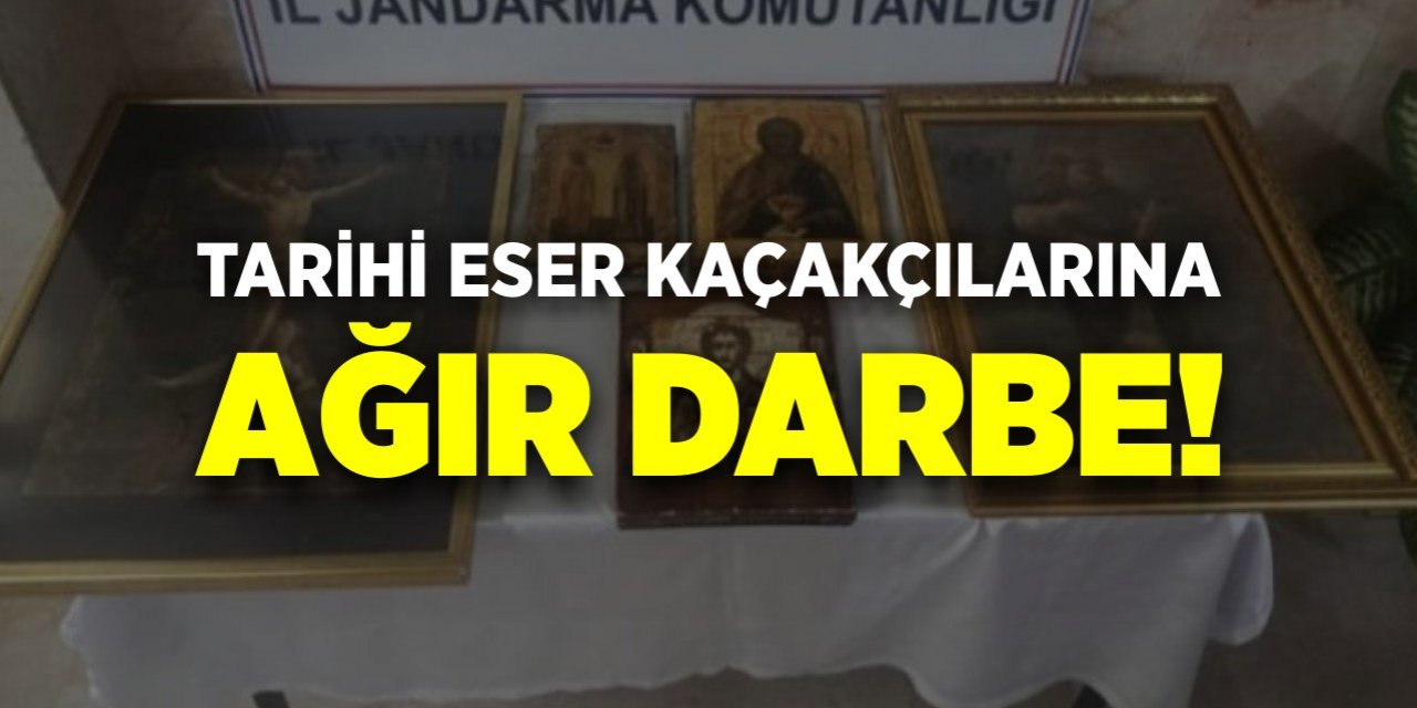 Tarihi eser kaçakçılarına ağır darbe!