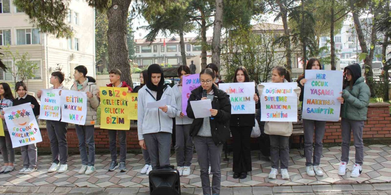 Çocuk Hakları Bildirgesini Okudular