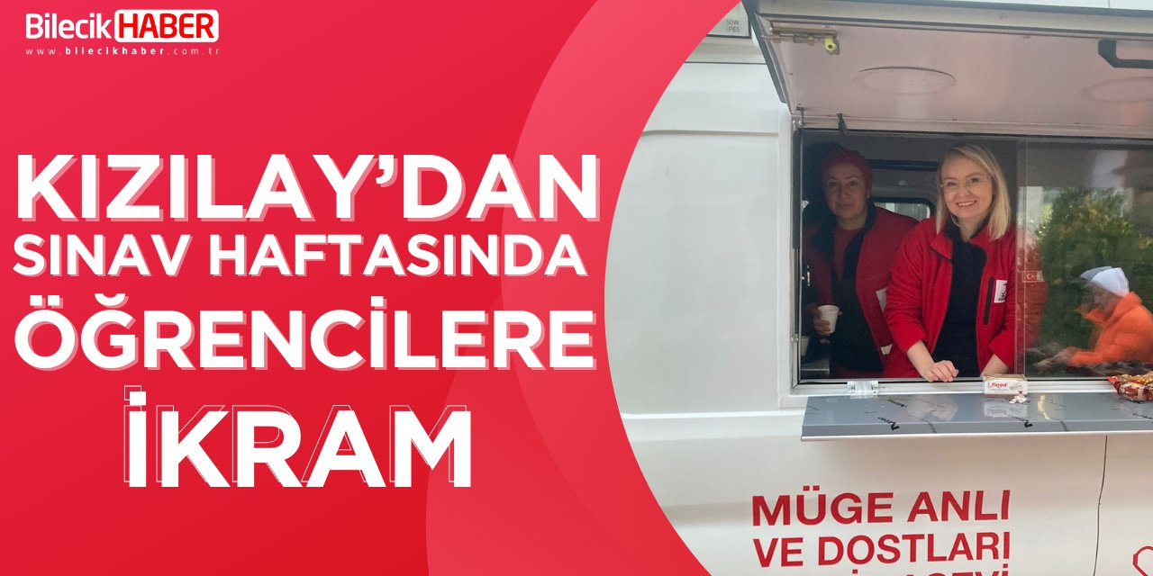 Kızılay’dan sınav haftasında öğrencilere ikram