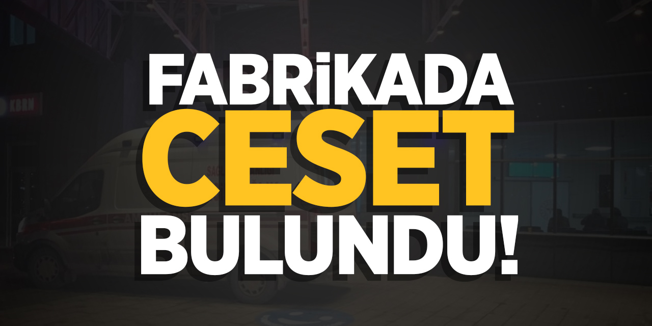 Bilecik'te Fabrikada Ceset Bulundu