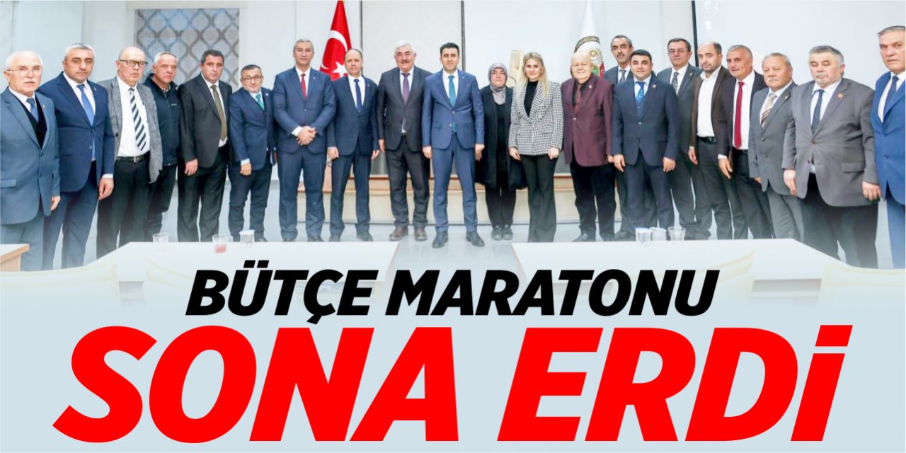 Bütçe maratonu sona erdi