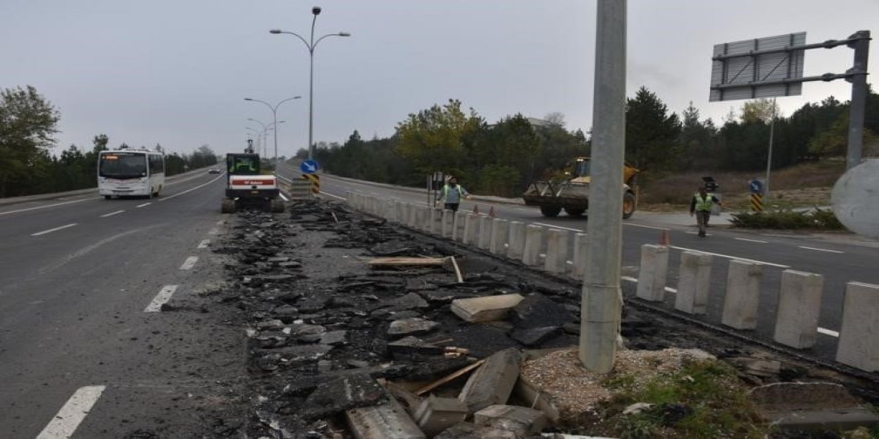 Devam Eden Yol Çalışmaları Trafiğin Akışını Etkiledi