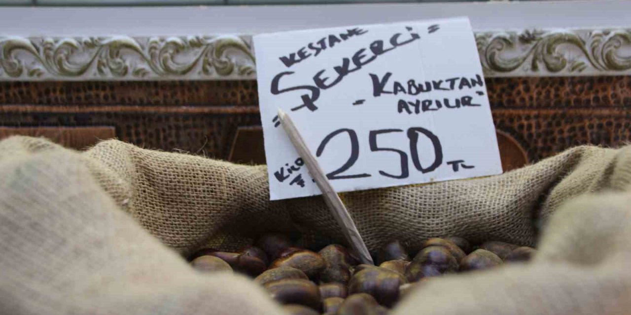 Kestane Tezgaha Düştü Vatandaş Yoğun İlgi Gösterdi