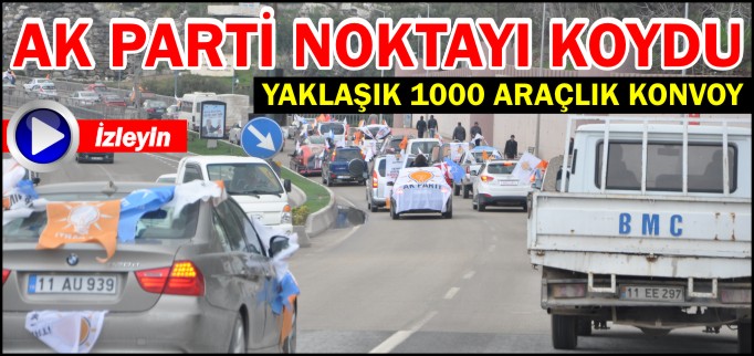 AK PARTİ NOKTAYI KOYDU