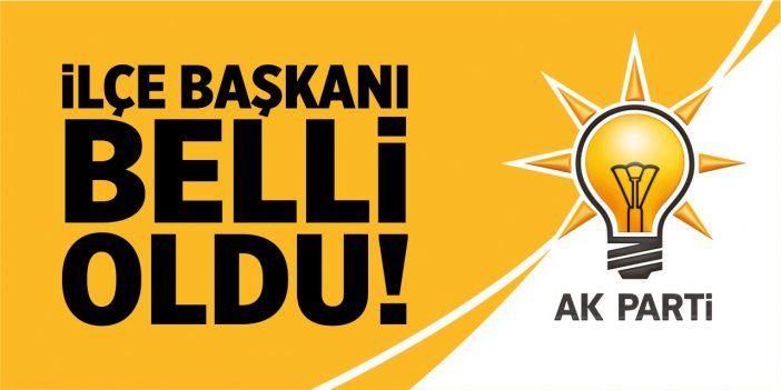 AK Parti Söğüt ilçe başkanı belli oldu