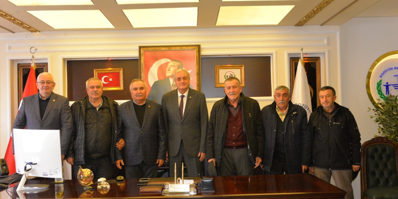 Başkan Bakkalcıoğlu yöneticileri ağırladı