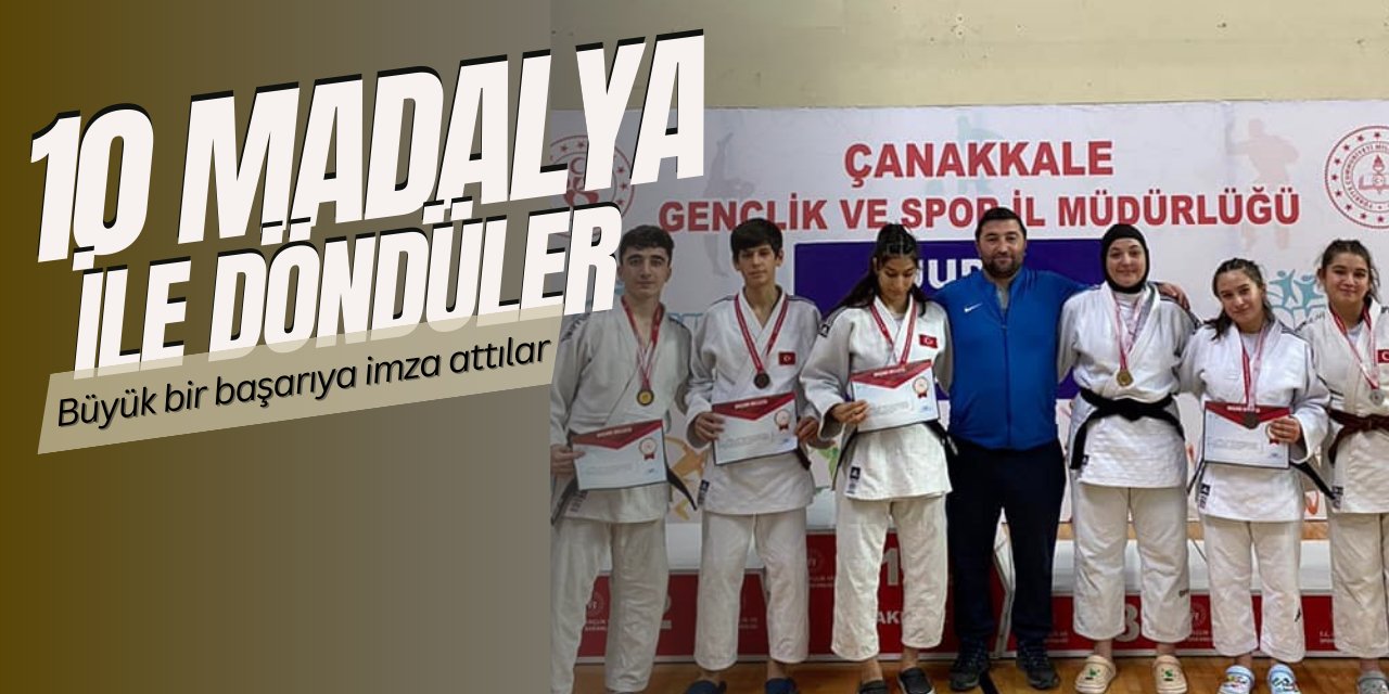 10 Madalya İle Döndüler