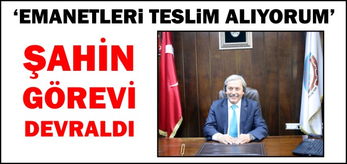 "EMANETLERİ TESLİM ALIYORUM"