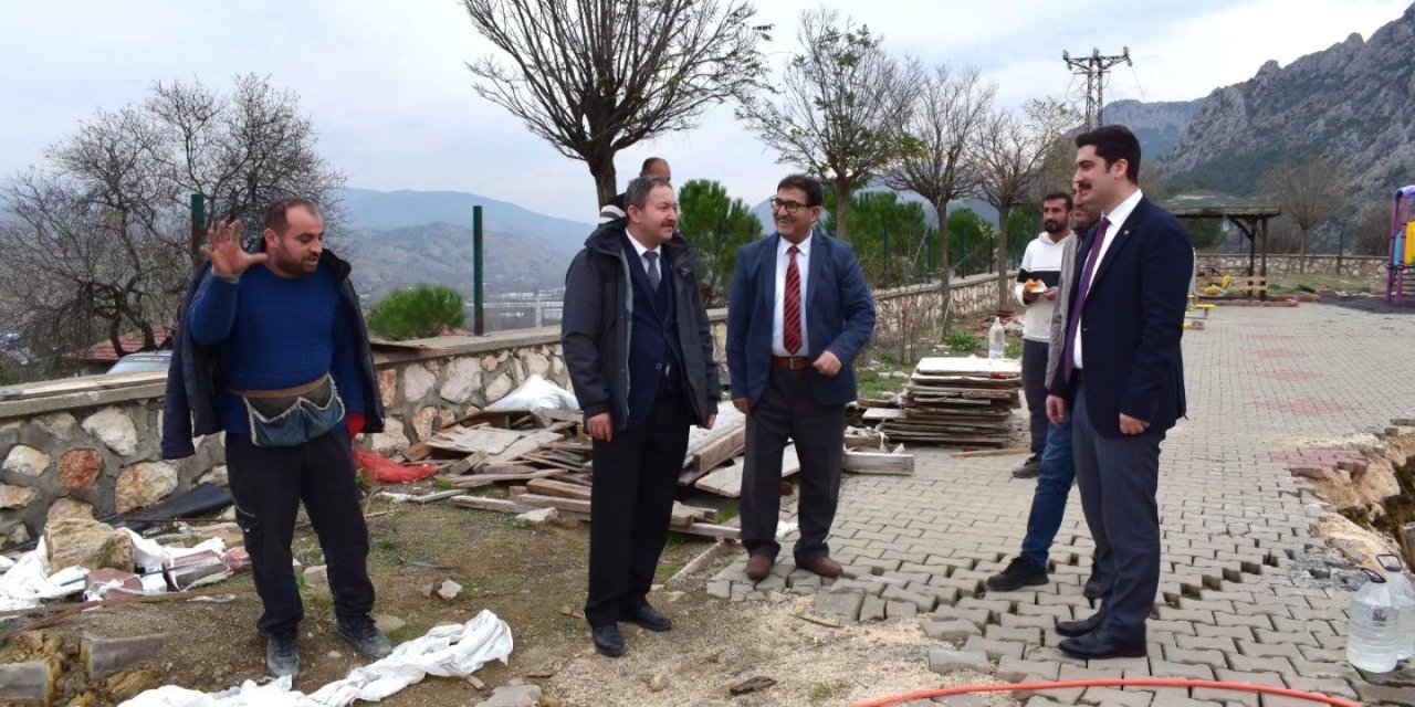 Okul İnşaatı Yakından Takip Ediliyor