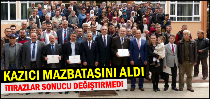 KAZICI MAZBATASINI ALDI