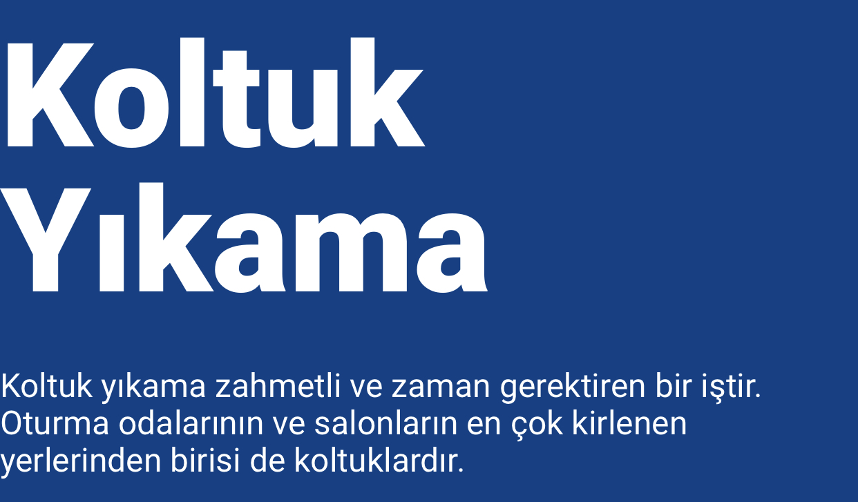 Koltuk Yıkama