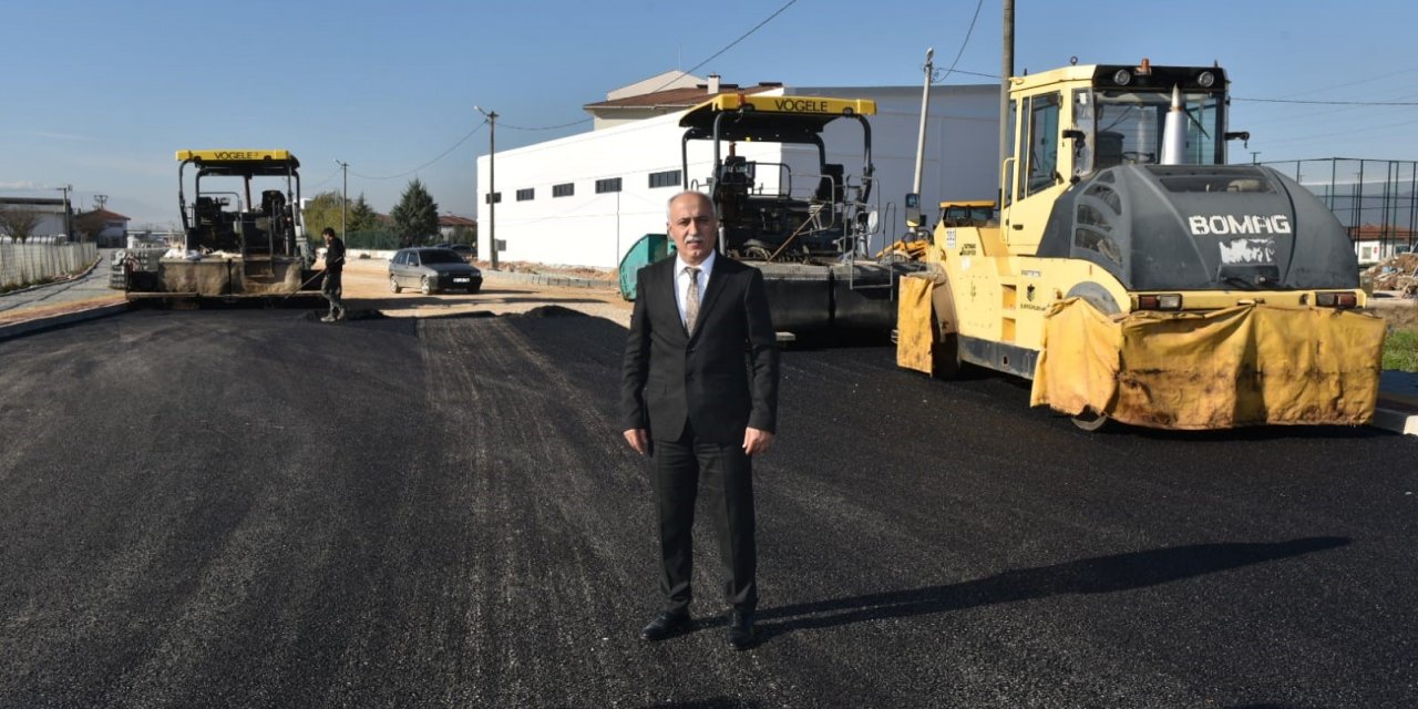 Yenişehir Okullar Bölgesinde Asfalt Çalışması