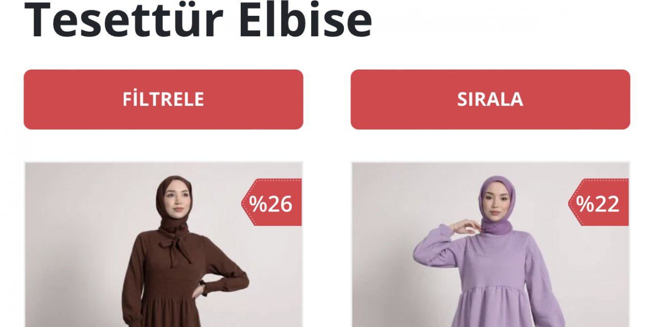 Tesettür Elbise