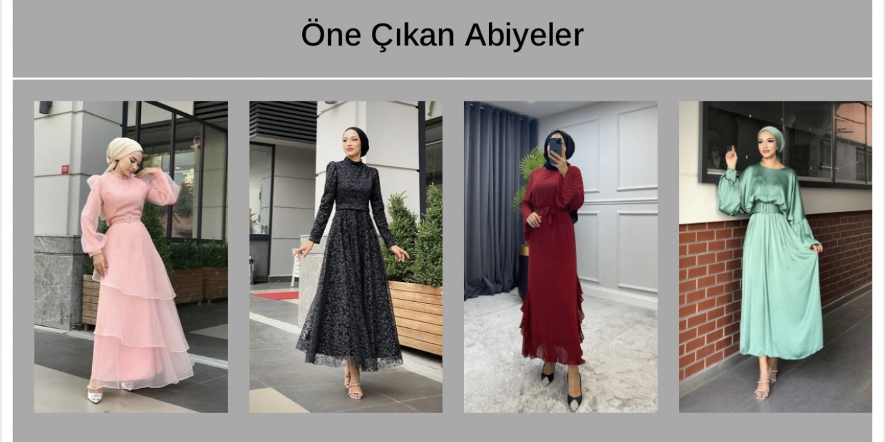 Tesettür Abiye Modelleri