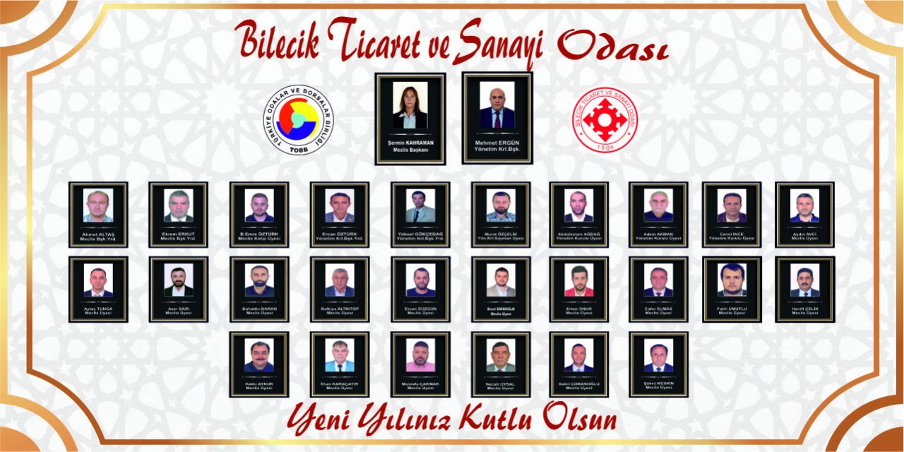 Bilecik TSO Yılbaşı Kutlama İlanı