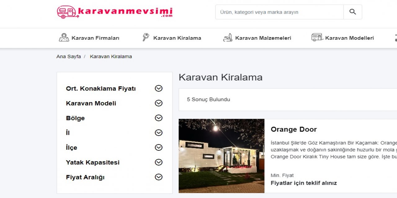Karavan Kiralama