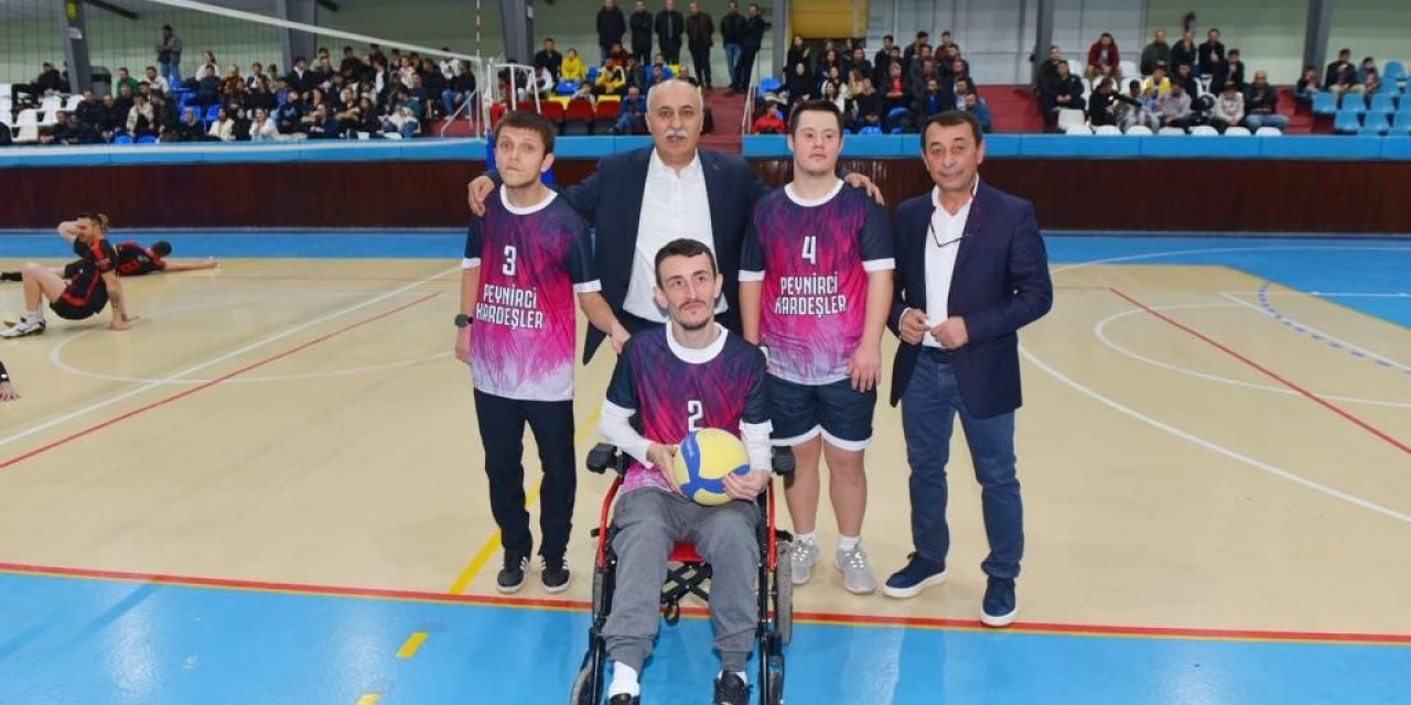 Engelli Voleybol Takımına Büyük Destek