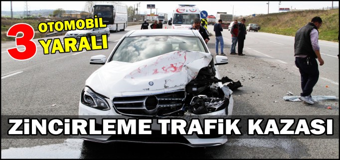 BOZÜYÜK’TE ZİNCİRLEME TRAFİK KAZASI
