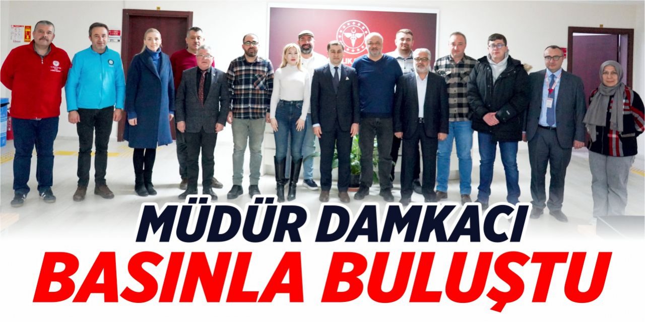 Müdür Damkacı basınla buluştu