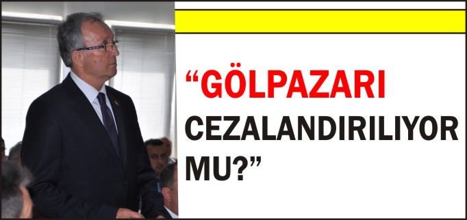 "GÖLPAZARI CEZALANDIRILIYOR MU?"