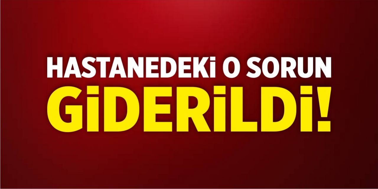 Vatandaşların şikâyetleri giderildi!