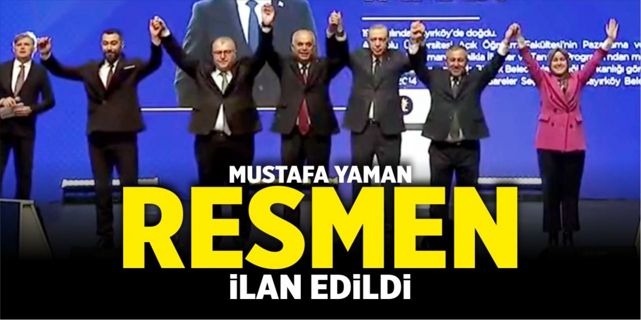 Mustafa Yaman resmen ilan edildi